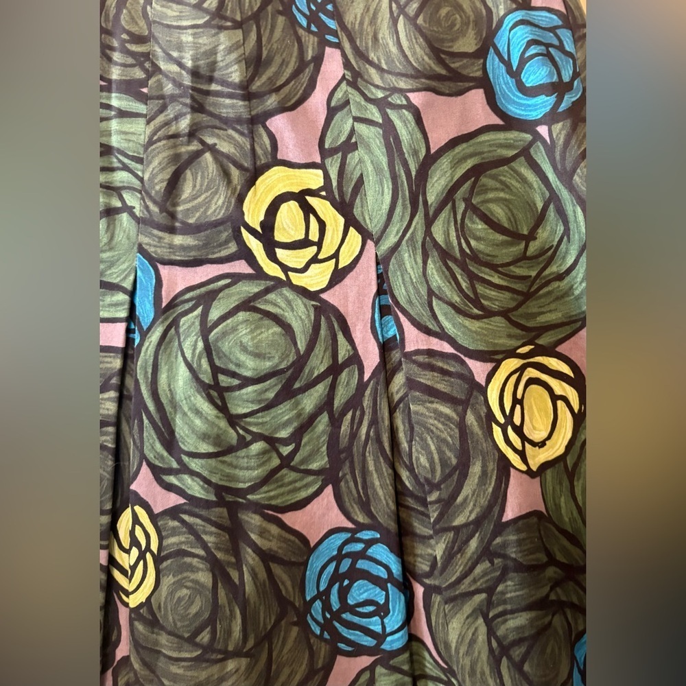 Theory Floral Patterned Skirt Size 6 - Picture 4 of 7
